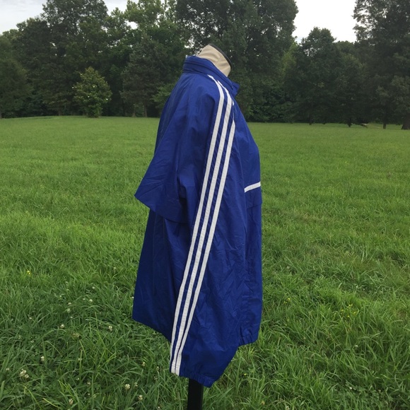 Vintage Adidas Mens Full Zip Vented Windbreaker - Picture 4 of 7